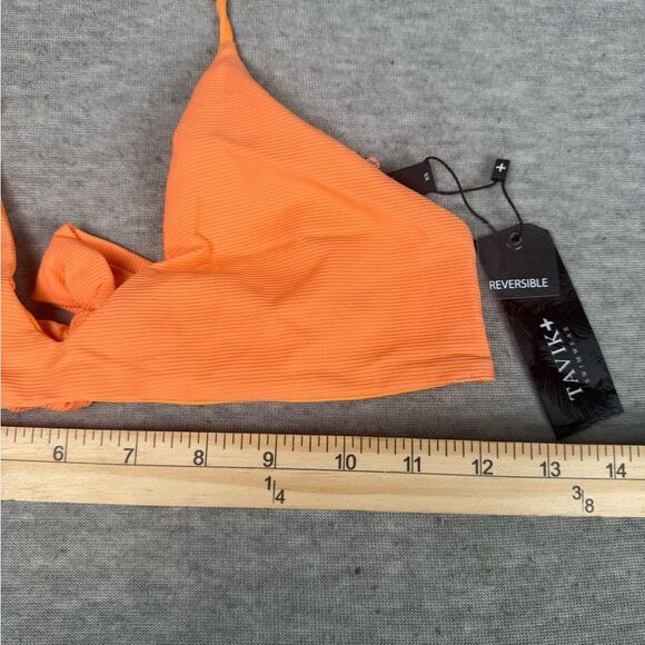 TAVIK Women’s Summer Day Dreamer Ribbed Top Orange Size XS Reversible NWT - Picture 6 of 9